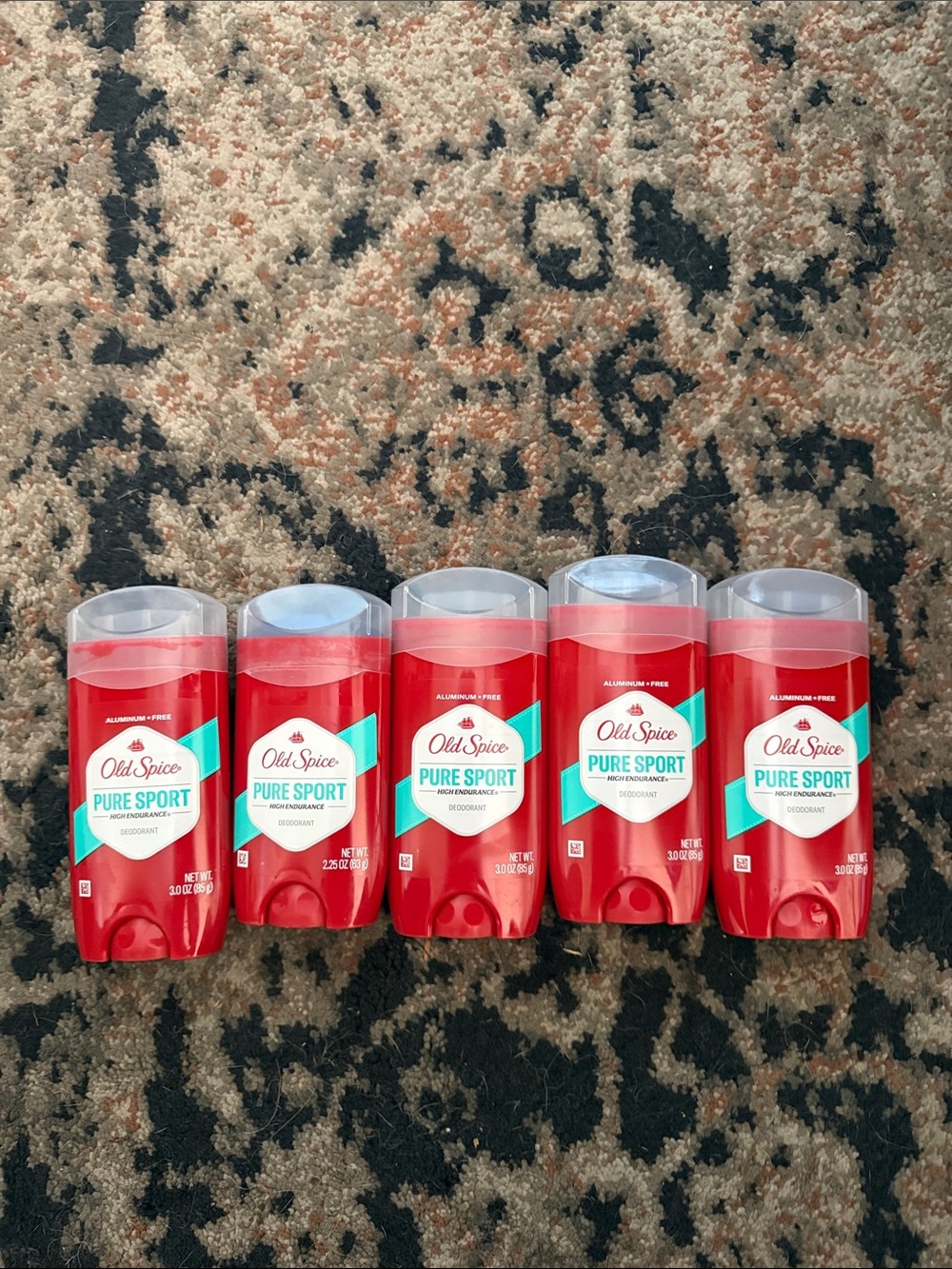 New (5) Pure Sport Body Wash - Red deodorant